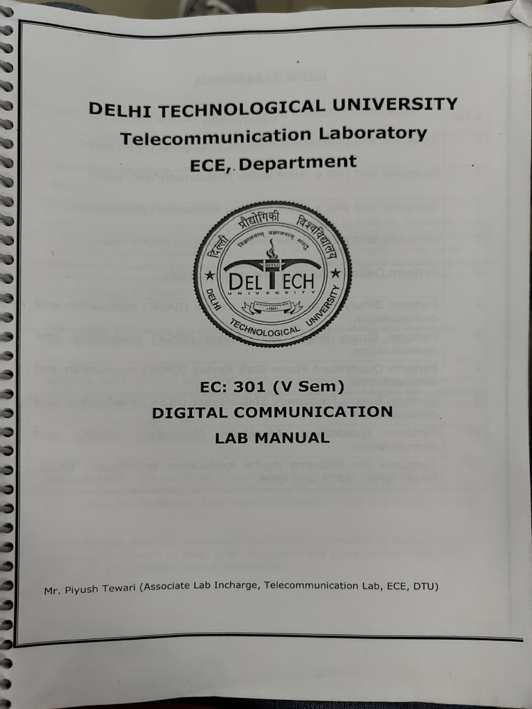 Telecommunication Lab (DC) | PDF