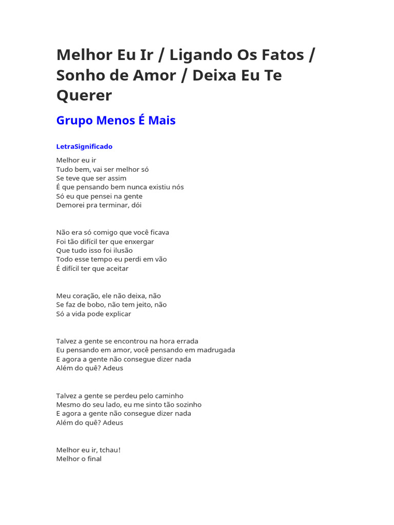 Letra de 