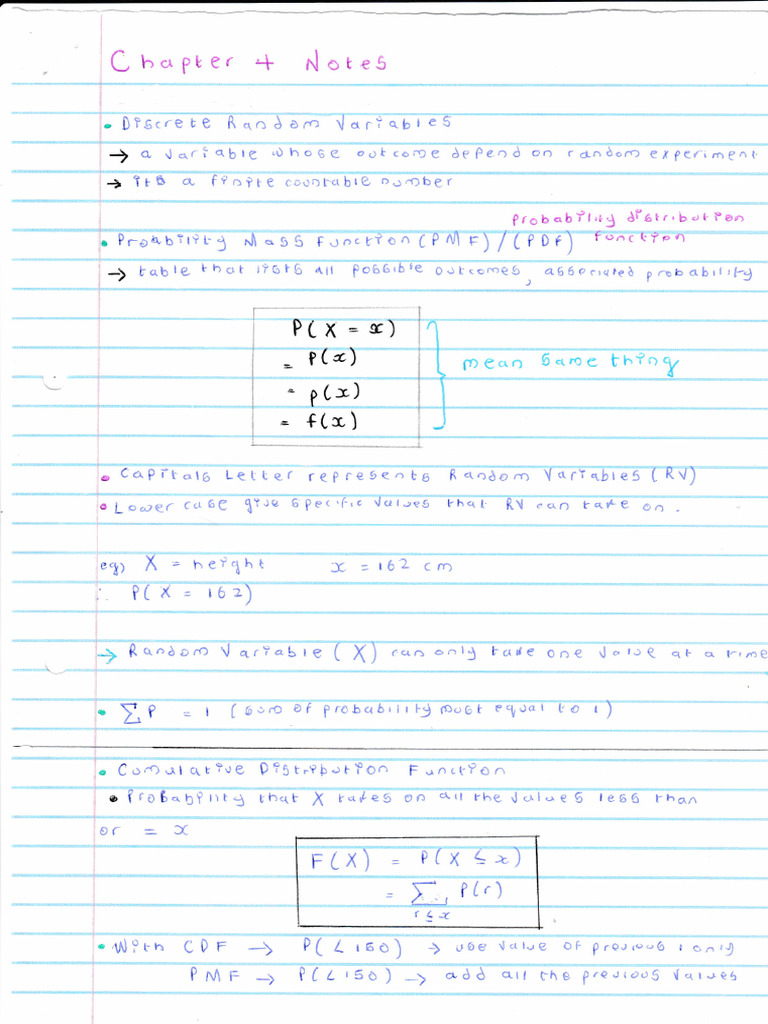Stats 130 Chapter 4 | PDF