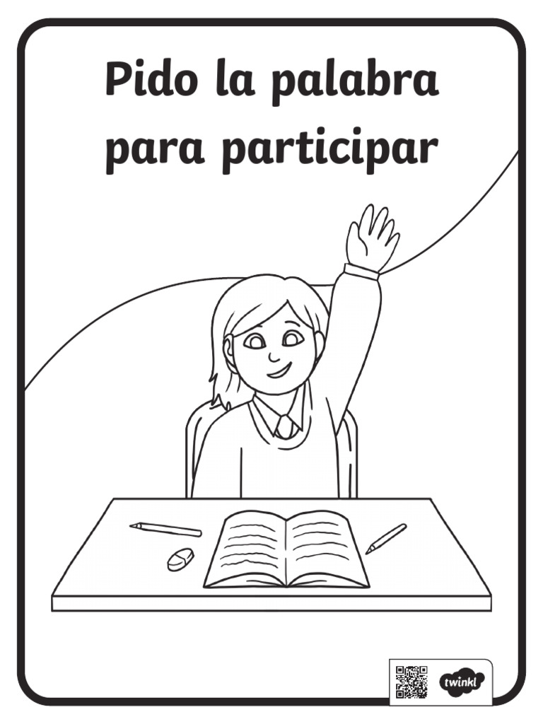 Normas de convivencia para colorear | PDF
