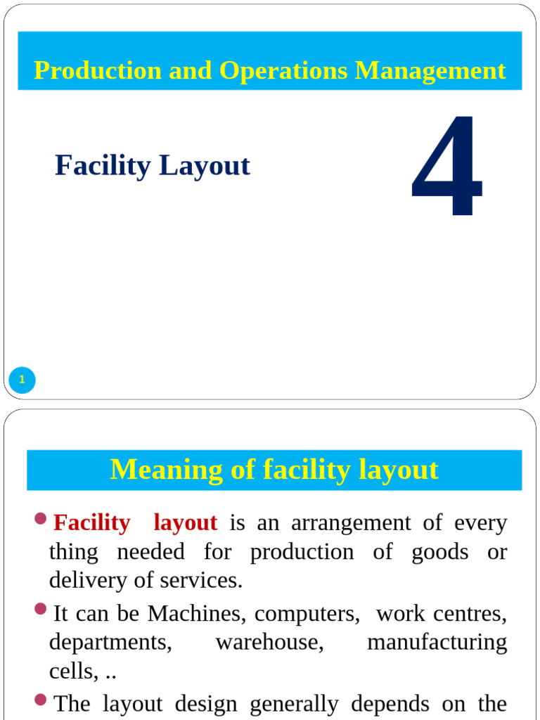 Facility Layout Essentials | PDF | Business | Business Process