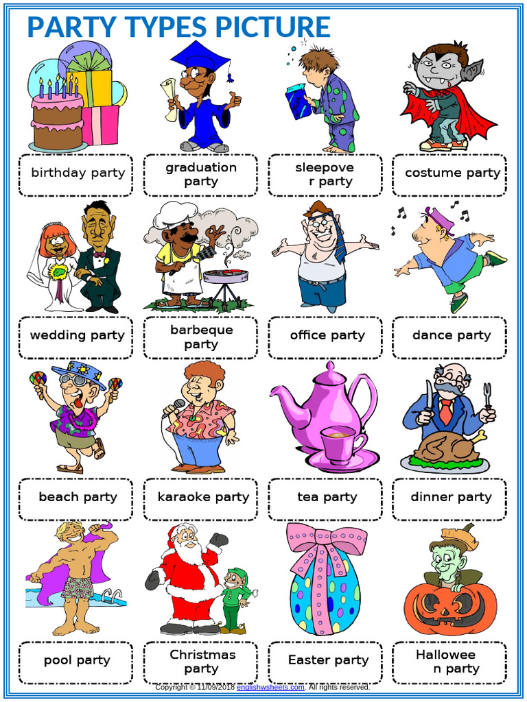 Types of Parties for Kids | PDF