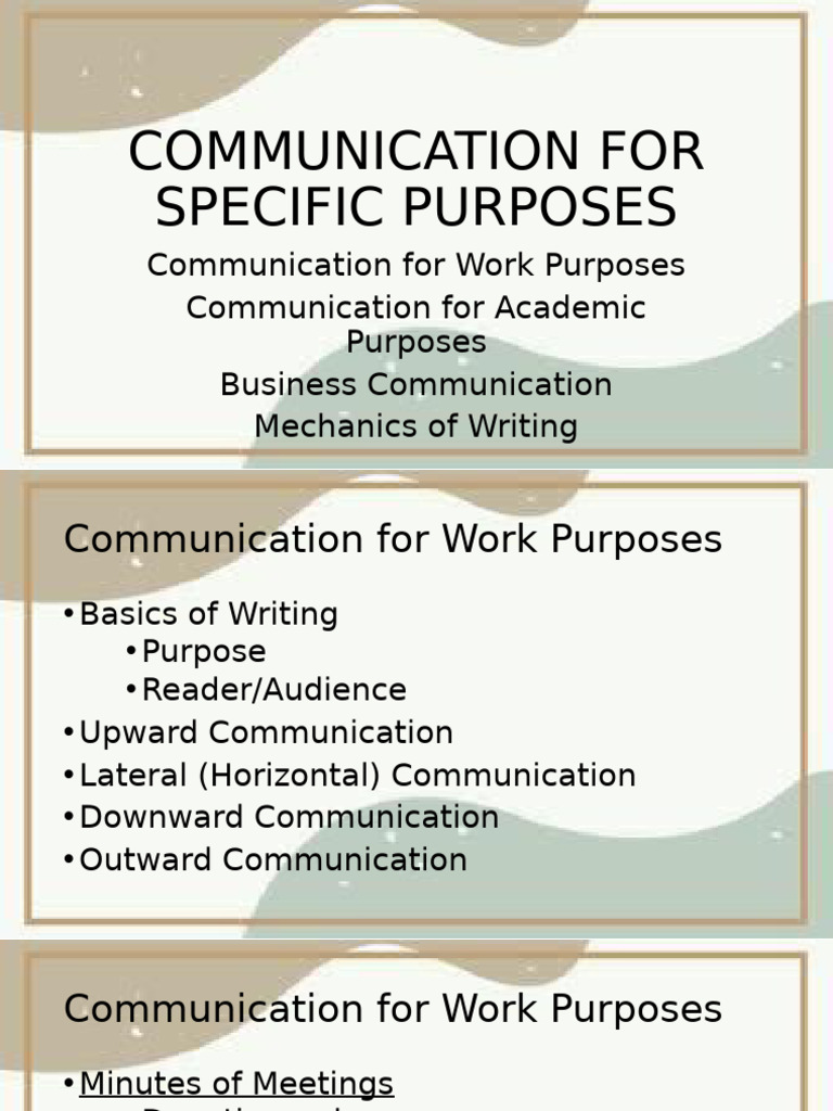 Module 2 Pdf Memorandum Communication