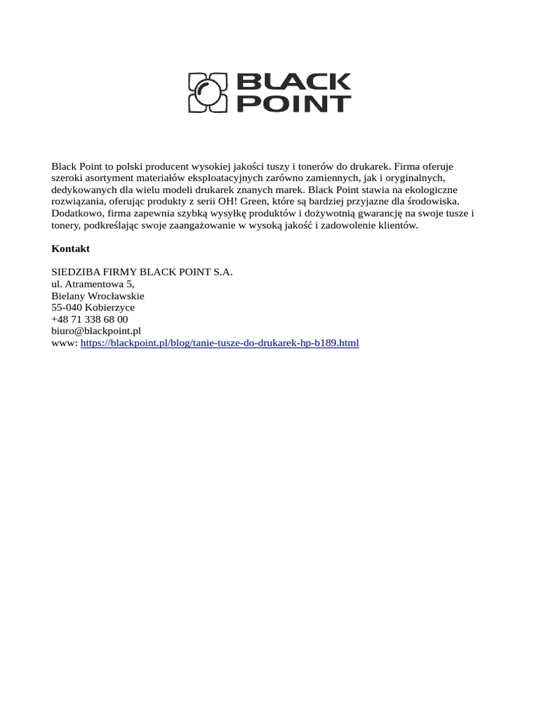 Black point pdf