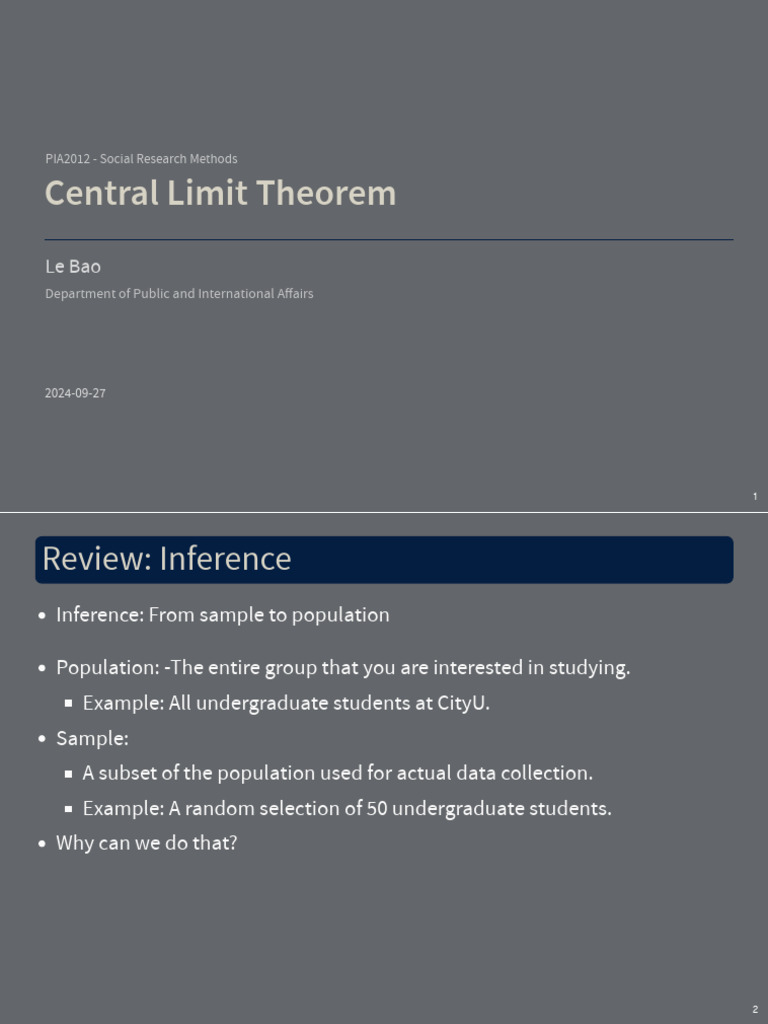 Week4 CLT | PDF | Probability Distribution | Normal Distribution