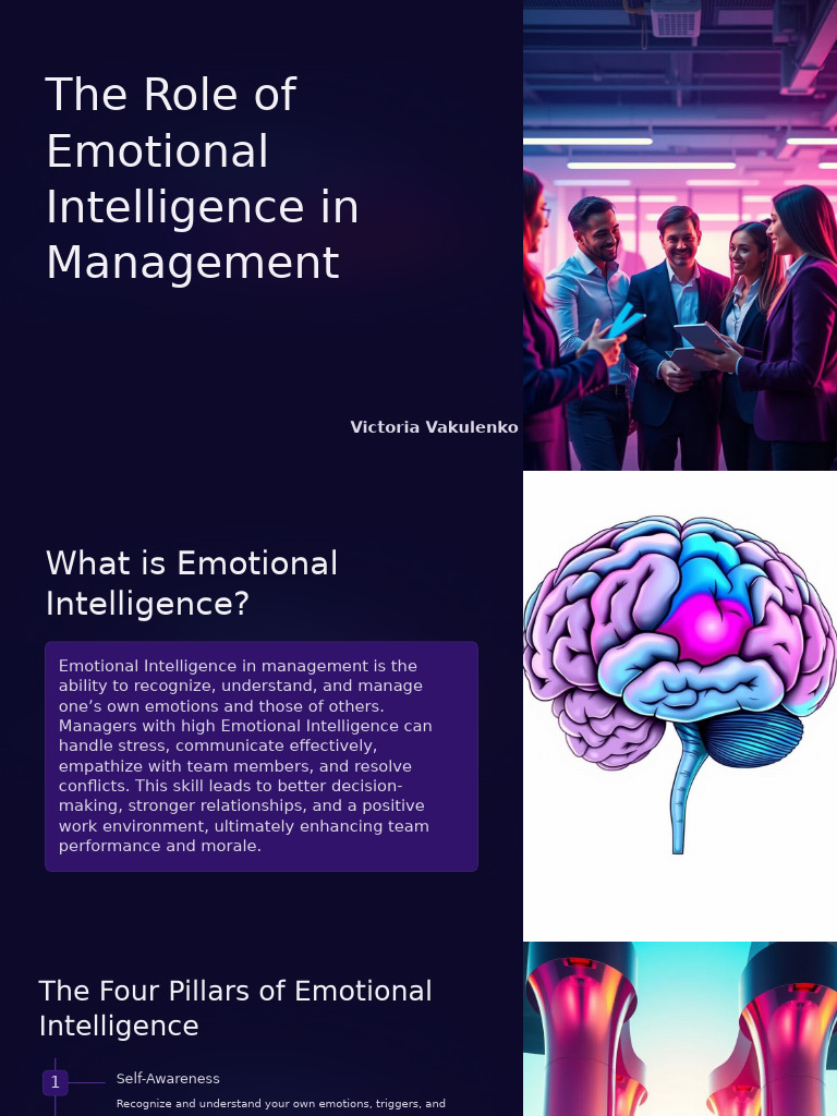 Emotional Intelligence in Management | PDF | Empathy | Emotional ...