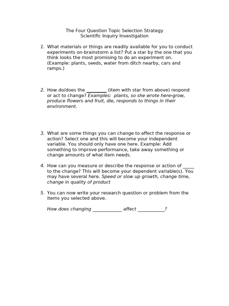 The Four Q Strategy | PDF