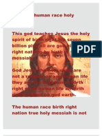 The True Human Race Holy Messiah