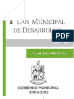 General Escobedo - Plan Municipal de Desarrollo 2009-2012