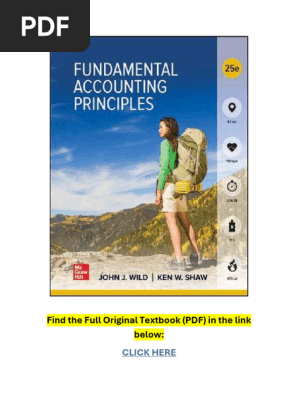 Fundamental Accounting Principles 25th Edition PDF | PDF