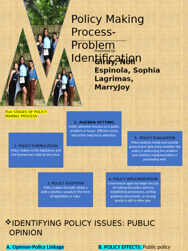 Five Stages of Policy Making Process | PDF | Public Opinion | Policy