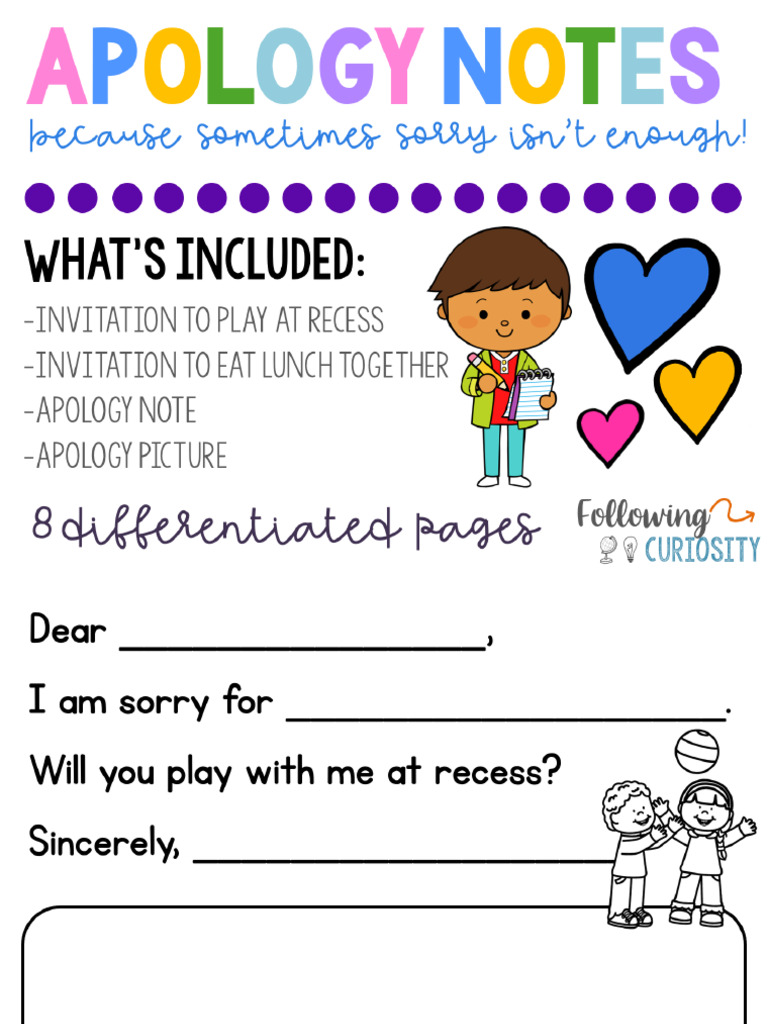 HowtoApologizeApologyNoteTemplatesGuidedApologyforConflictResolution 1 ...