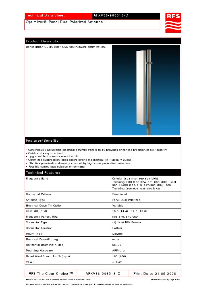 Apxv86 906516 | PDF