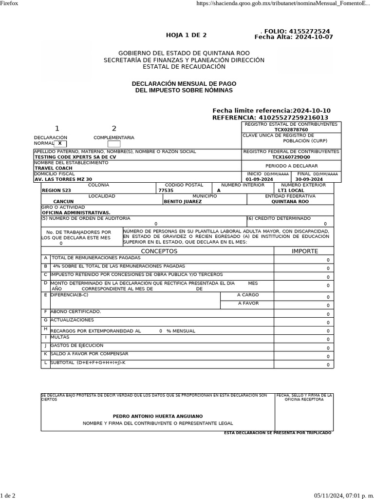 Isn Operacion - PHP | PDF | Impuestos | Gobierno