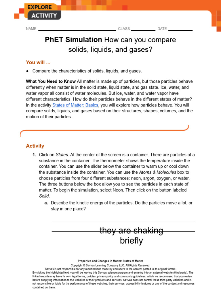 Phet states of matter basics pdf