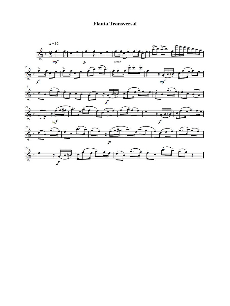 Flauta Transversal Pdf