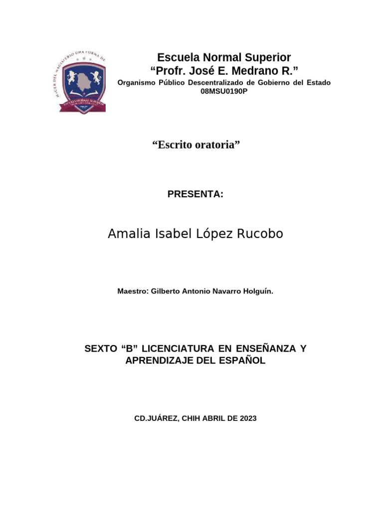 Amalia Isabel Lopez Rucobo | PDF | Comportamiento