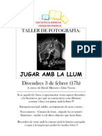 TALLER DE FOTOGRAFIA 3 Febrer