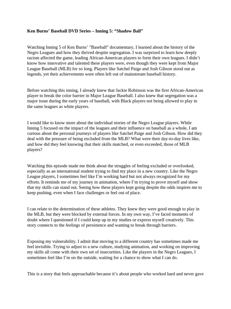 Inning 5 | PDF | Major League Baseball | Negro League Baseball