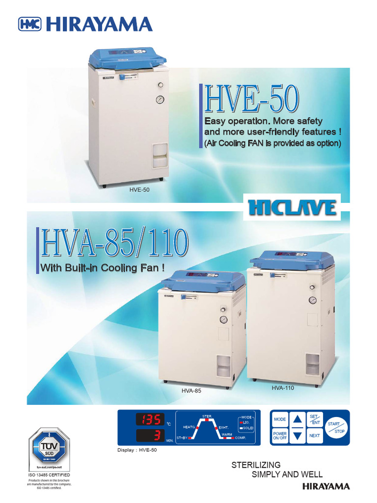 HVE HVA-compressed | PDF | Sterilization (Microbiology) | Equipment