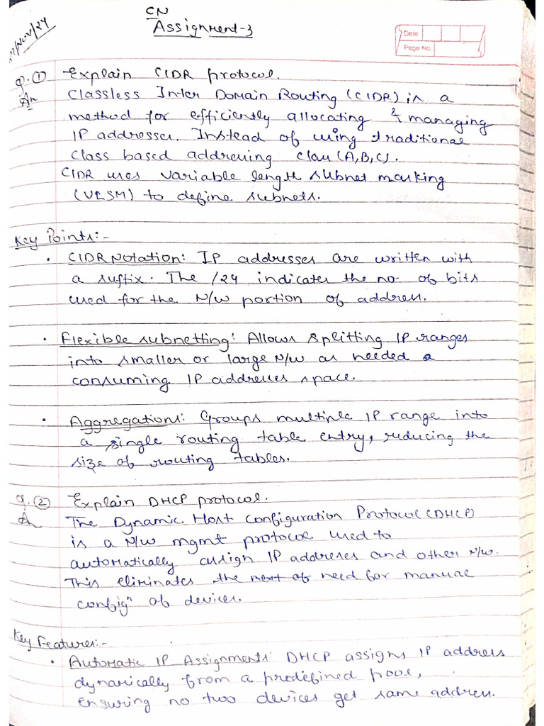 CN Assignment 3 | PDF