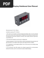 XY-MD02 Modbus Temp/Humidity Sensor | PDF | Sensor | Electronic Engineering