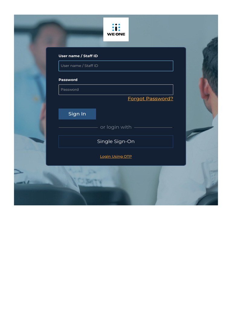 Sign in To Weone | PDF