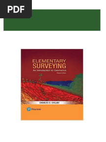 Elementary Surveying: An Introduction to Geomatics 15th Edition (eBook PDF) 2024 scribd download