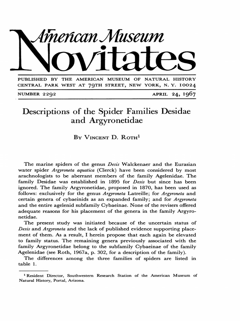 v2 Dspace Ingest Pdfsource Nov N2292 | PDF | Arthropods | Spider