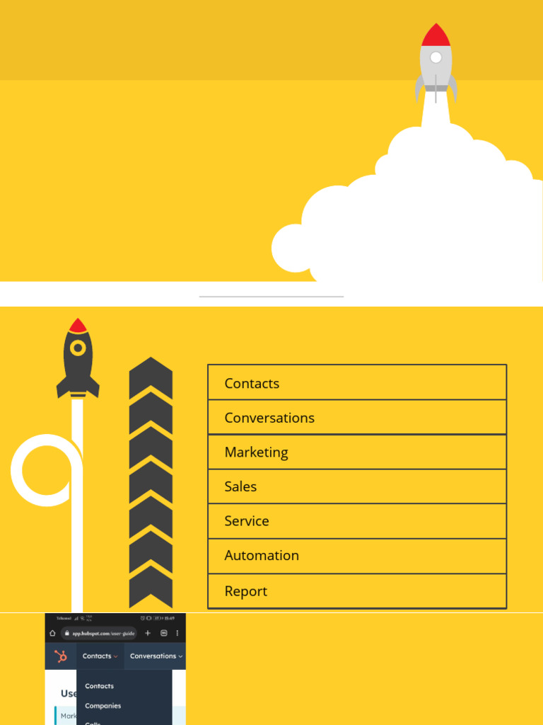 Panduan Menu Tab HubSpot CRM | PDF