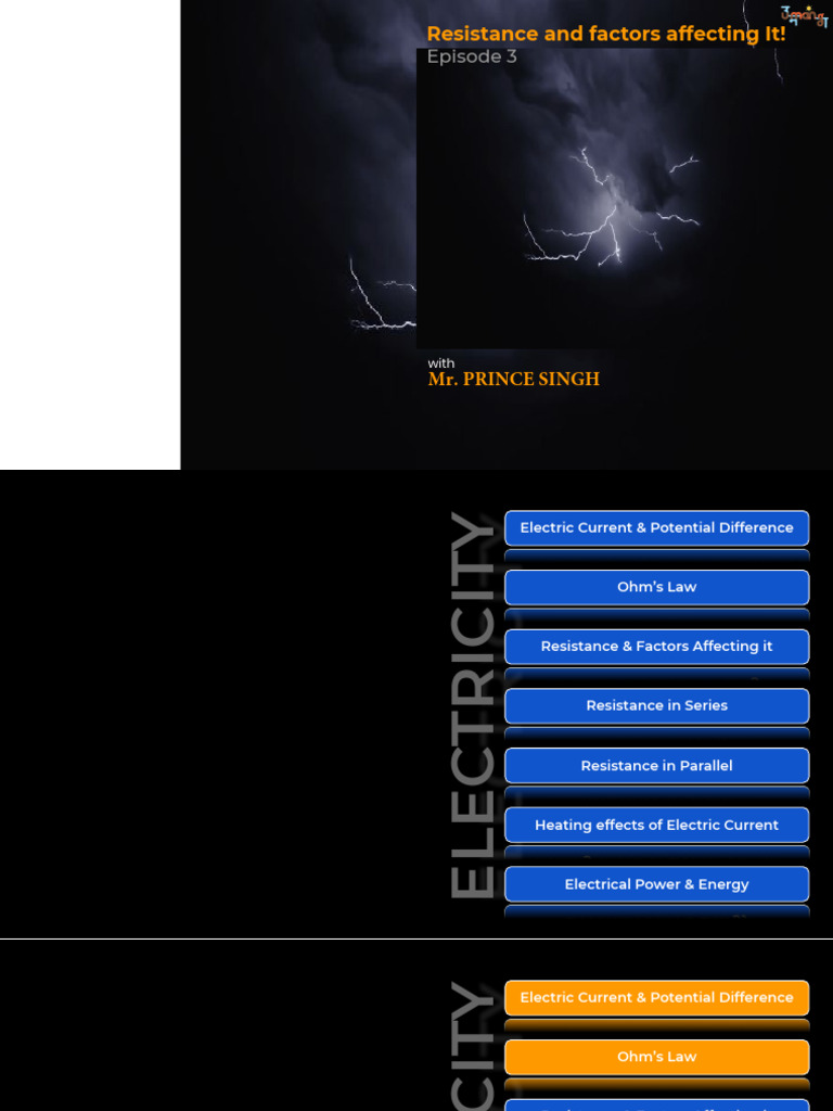 Lecture+3 +Resistors+and+Factors+Affecting+It | PDF | Electrical ...