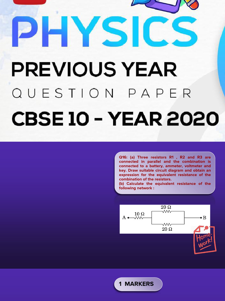 Physics+previous+year+question+paper+2020+CBSE+10-+Part+3 | PDF ...