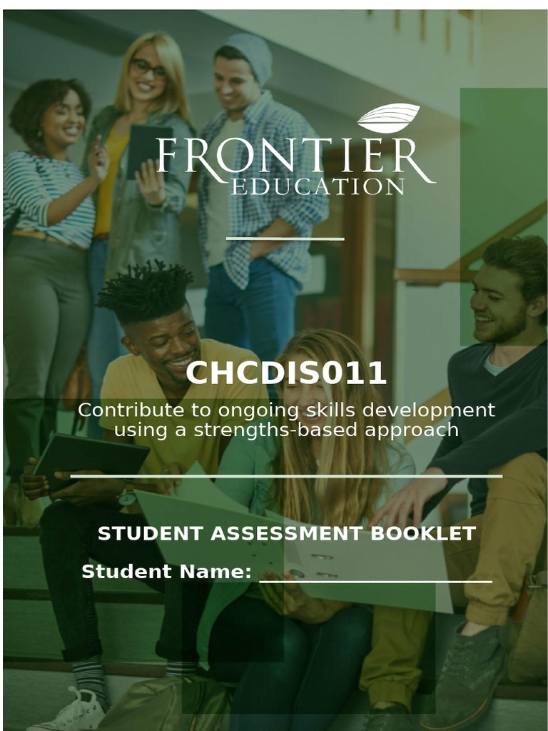CHCDIS011 Student Assessment Guide | PDF