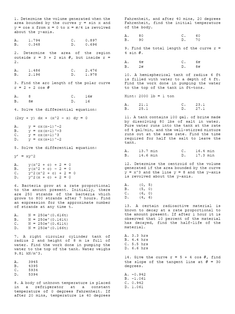 Cc1 integral and de problem set 4 pdf