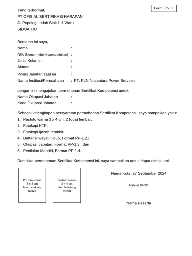 Form pendaftaran osha pdf