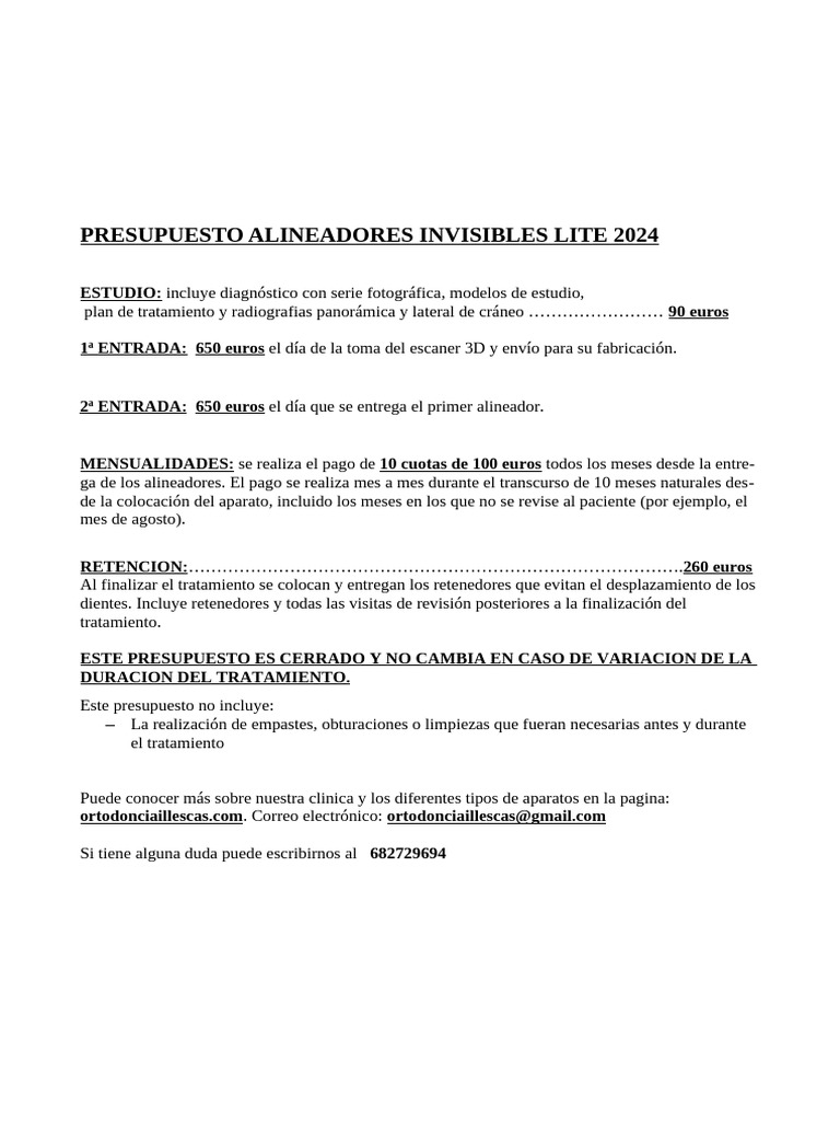 Invisalign Lite 2024 3 | PDF
