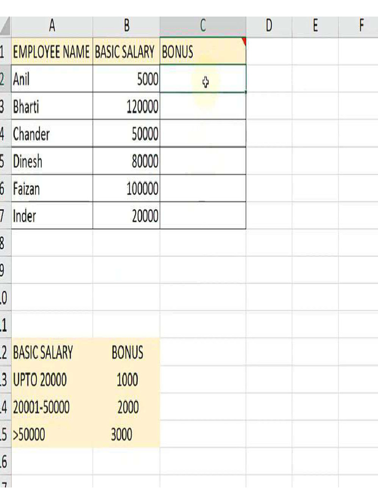 Assignment If Function (Advance) | PDF