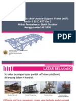 SEMINAR TA - Analisis Respon Struktur MSF Marlin B ESSO KTT 2 Menggunakan SAP 2000