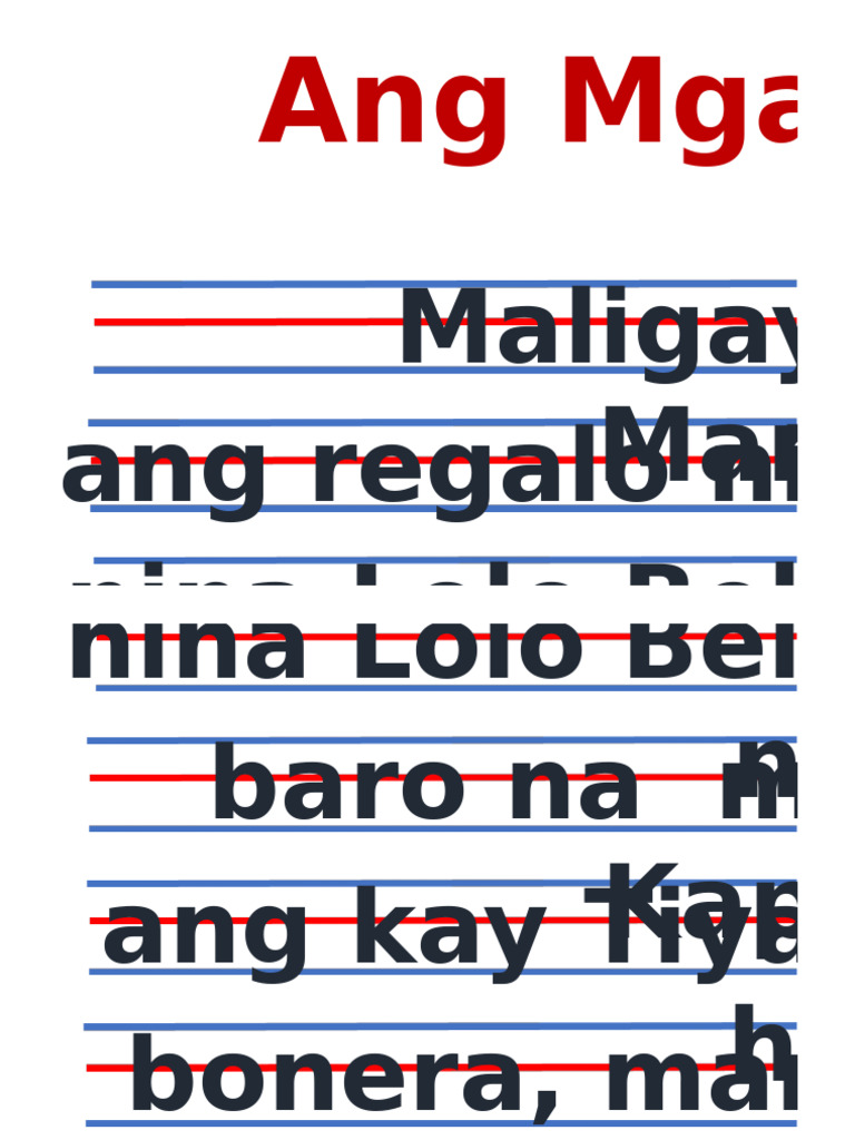 Ang Mga Regalo | PDF