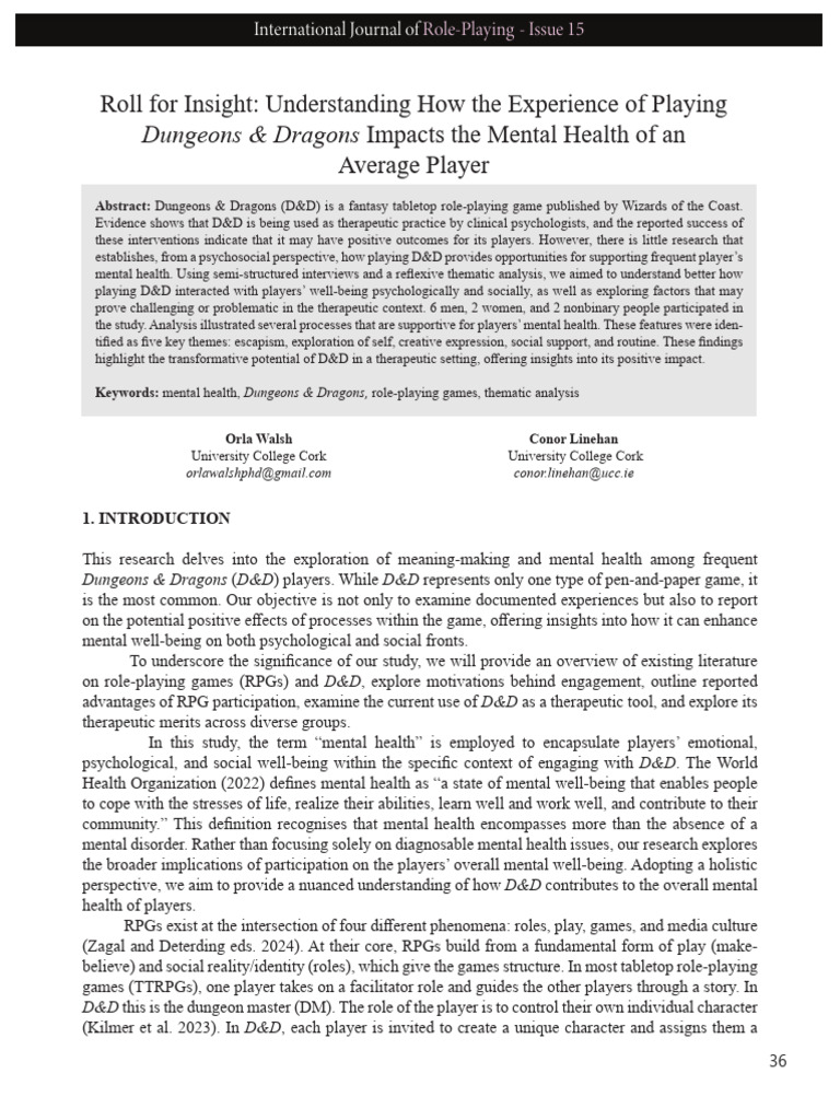 Roll_for_Insight_Understanding_How_the_Experience_ | PDF | Creativity ...