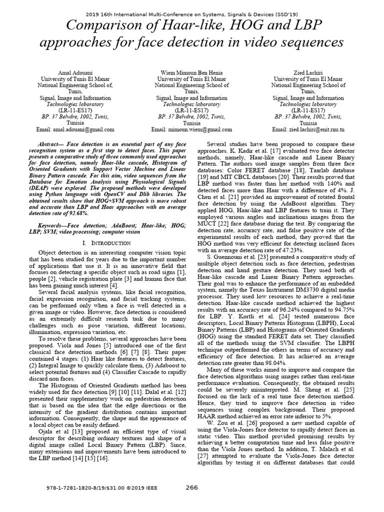 Adouani 2019 pdf computer vision artificial intelligence