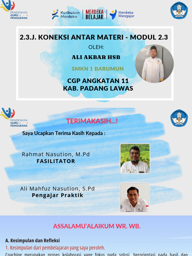 Koneksi Antar Materi 2.3 Ali Akbar Hsb | PDF