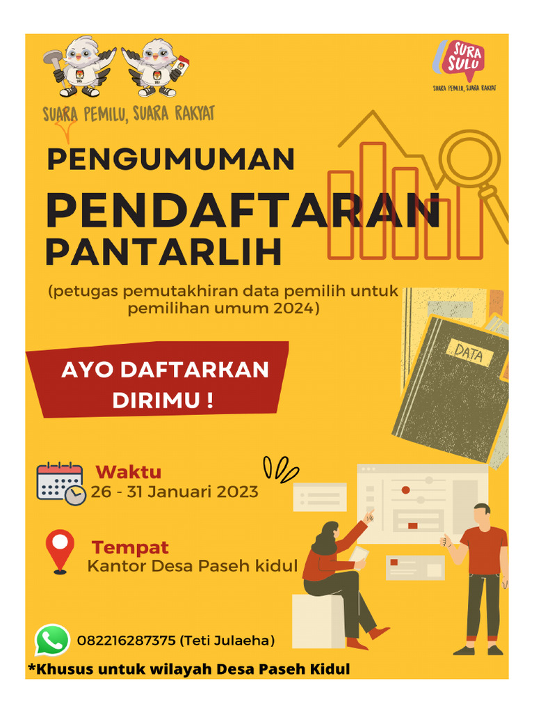 Poster Pendaftaran Awal - PNG | PDF
