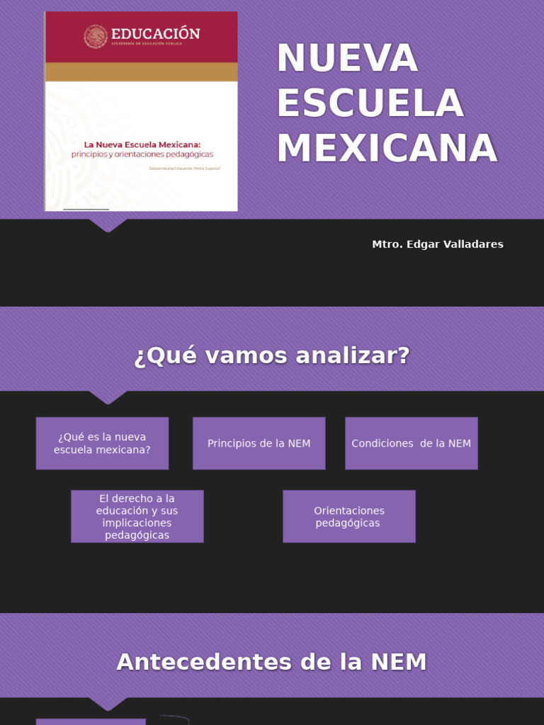 Nueva Escuela Mexicana Pdf Escuelas Sociedad