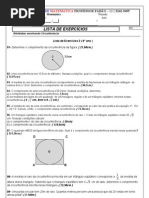 Atividades envolvendo Circunferência