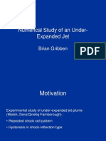 Brian Gribben- Numerical Study of an Under- Expanded Jet