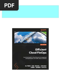 Get Efficient Cloud FinOps: A practical guide to cloud financial management and optimization with AWS, Azure, and GCP 1st Edition Sánchez free all chapters