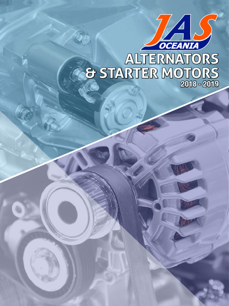 Jasoceania - JAS Alternators & Starter Motors 2018-2019 | PDF