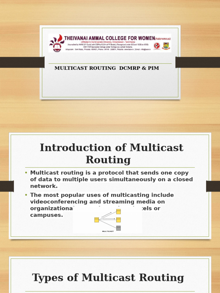 Multicast Routing DCMRP & Pim | PDF | Multicast | Routing