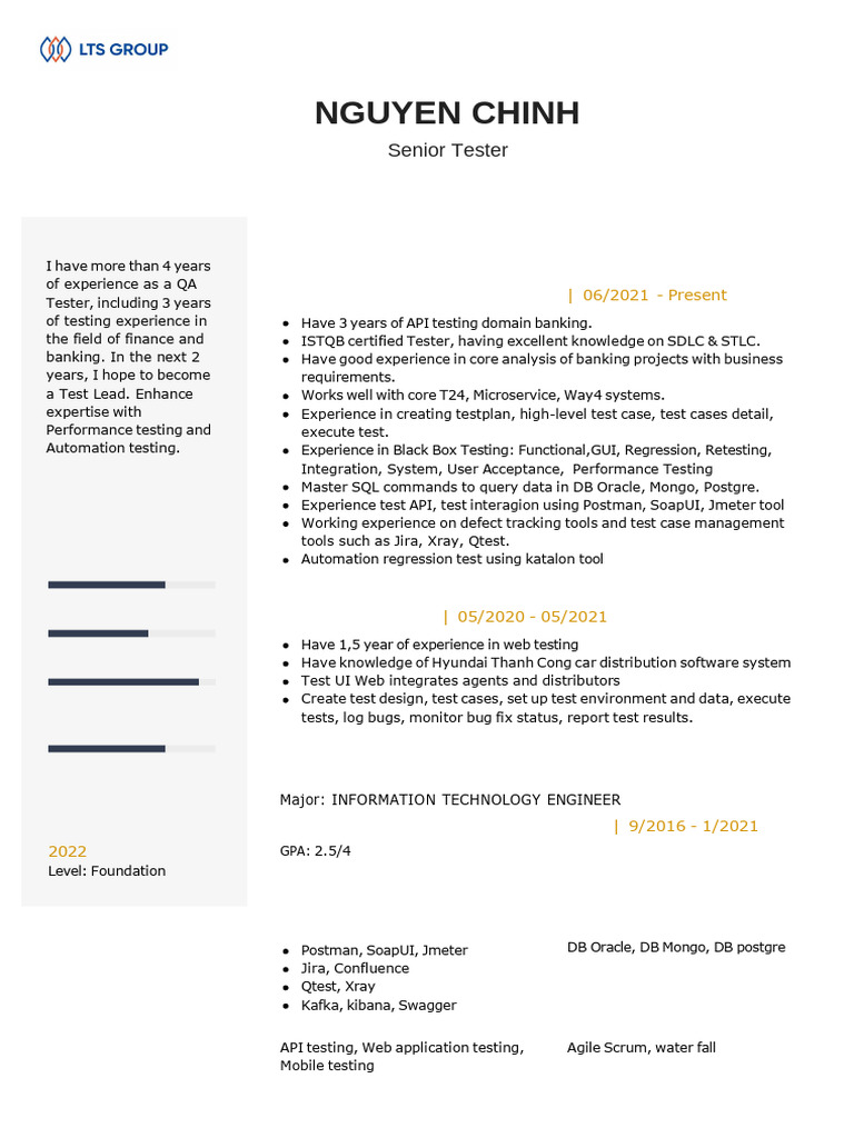 CVTEST | PDF | Computing | Software Engineering